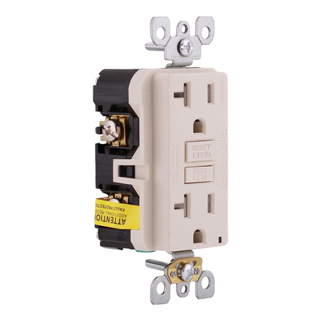 Leviton SmartlockPro, GFTR2-T, 20A, 2P, 125V, Slim GFCI, Tamper-Resistant, Outlet - Image 2