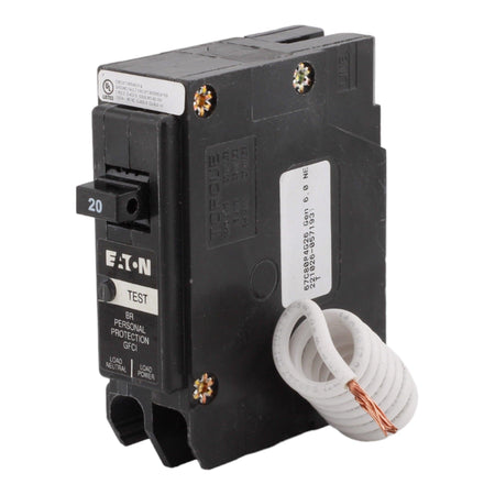 Eaton BRN120GF 20 Amp Single Pole 120V Pigtail-Neutral GFCI Ground Fault Circuit Breaker UL - Image 3