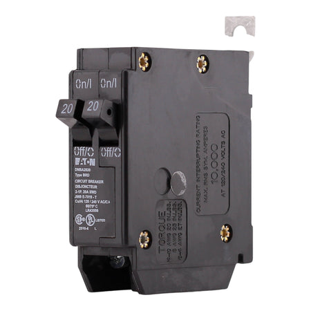 Eaton BAB/DNBA, DNBA2020, 20A, 2P, 120/240V, Thermal Magnetic, Bolt-On, Circuit Breaker - Image 2