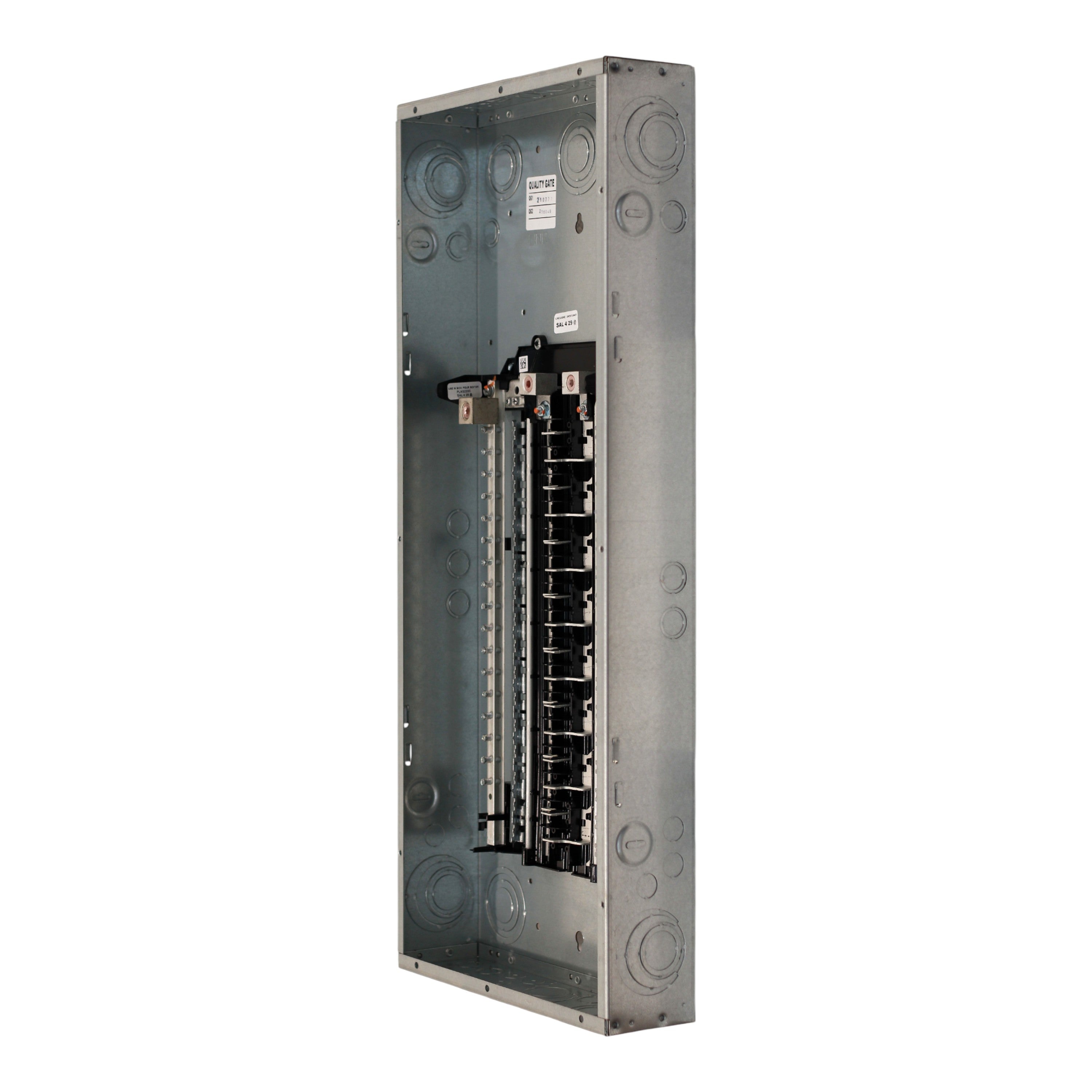 GE PowerMark PRO PLM3220C 200A 32-Space Plug-On Neutral Main Lug Convertible Load Center - Image 2