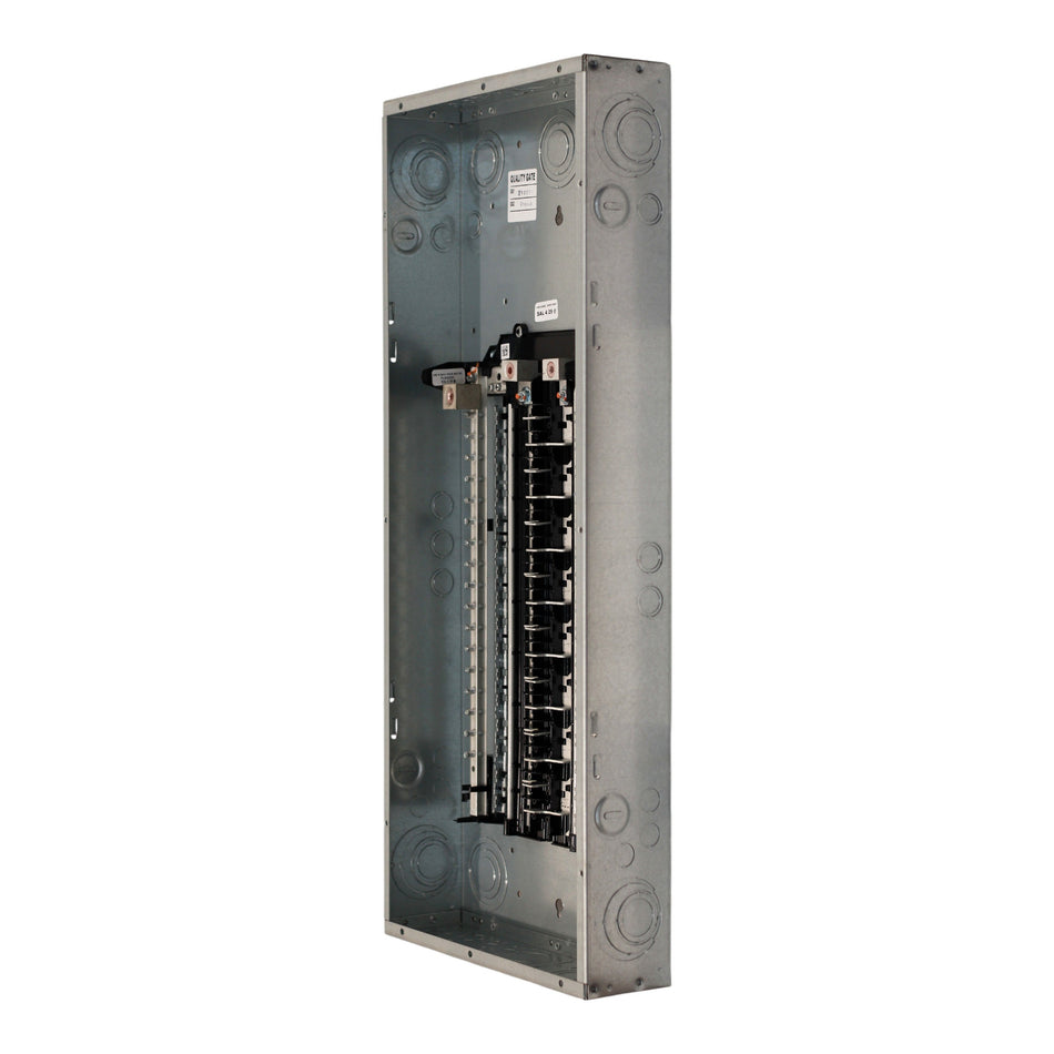 GE PowerMark PRO PLM3220C 200A 32-Space Plug-On Neutral Main Lug Convertible Load Center - Image 2