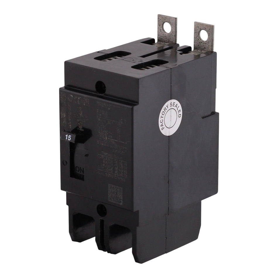 Eaton Series C, GHB2015, 15A, 2P, 480Y/277VAC, 14kA/65kA, Fixed Thermal/Magnetic, Molded Case Circuit Breaker - Image 2