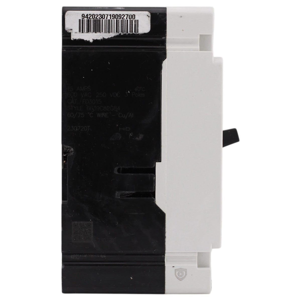 Eaton Series C, FD3015, 15A, 3P, 600V, Thermal Magnetic, Circuit Breaker - Image 5