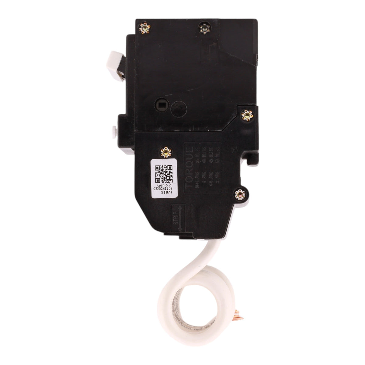 Eaton BR BRN260GF 60A 2P 120/240V GFCI Pigtail Neutral Circuit Breaker - Image 4