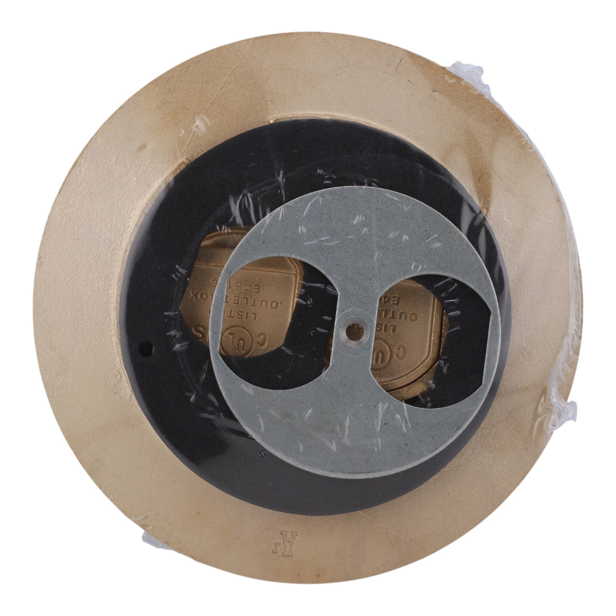Arlington FLB6230MBLR 6-Inch Round Brass Floor Box Cover Kit - Image 4