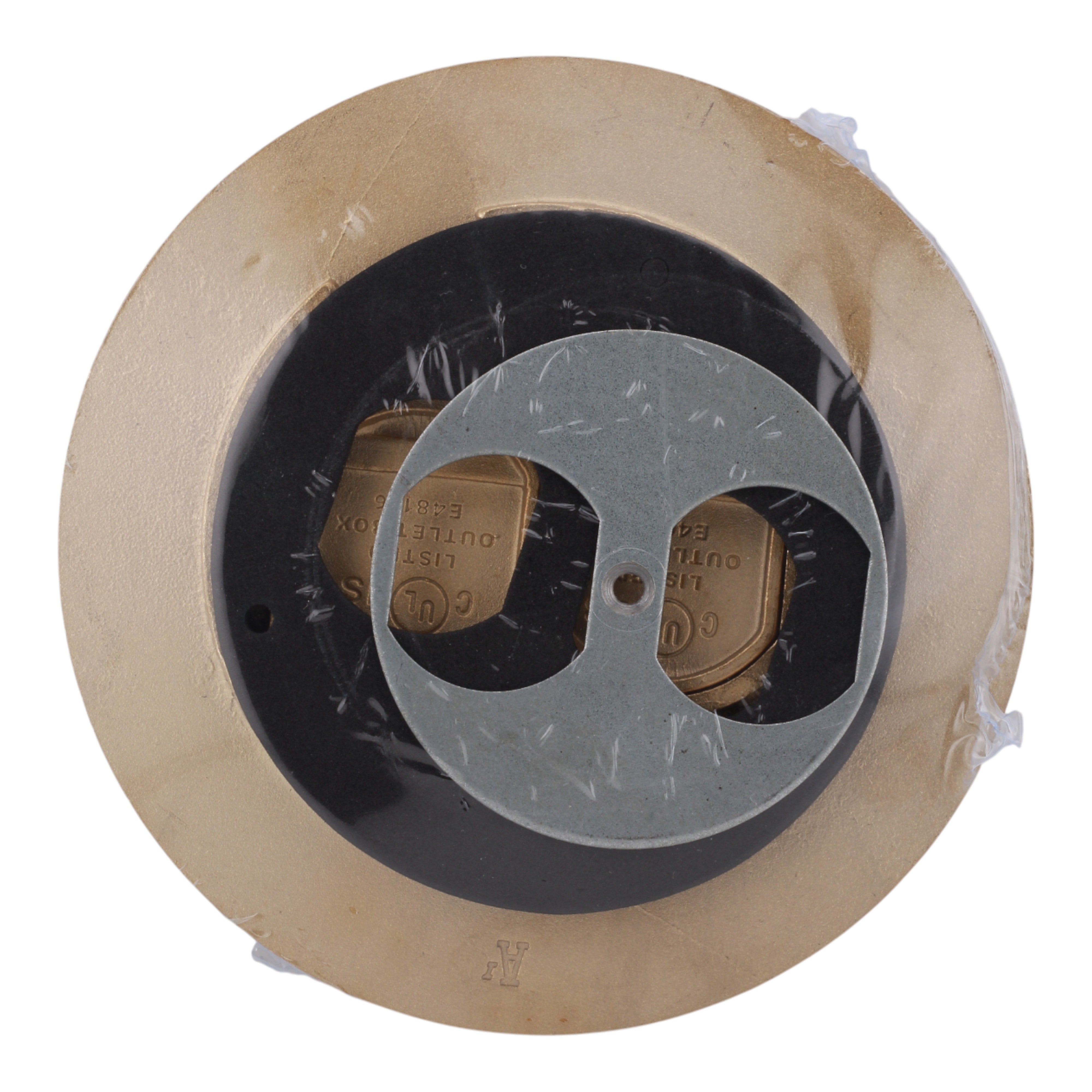 Arlington FLB6230MBLR 6-Inch Round Brass Floor Box Cover Kit - Image 4