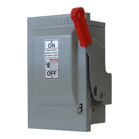 Siemens HNF, HNF261, 30A, 2-Pole, 600V, NEMA 1, Non-Fusible Heavy Duty Safety Switch - Image 2