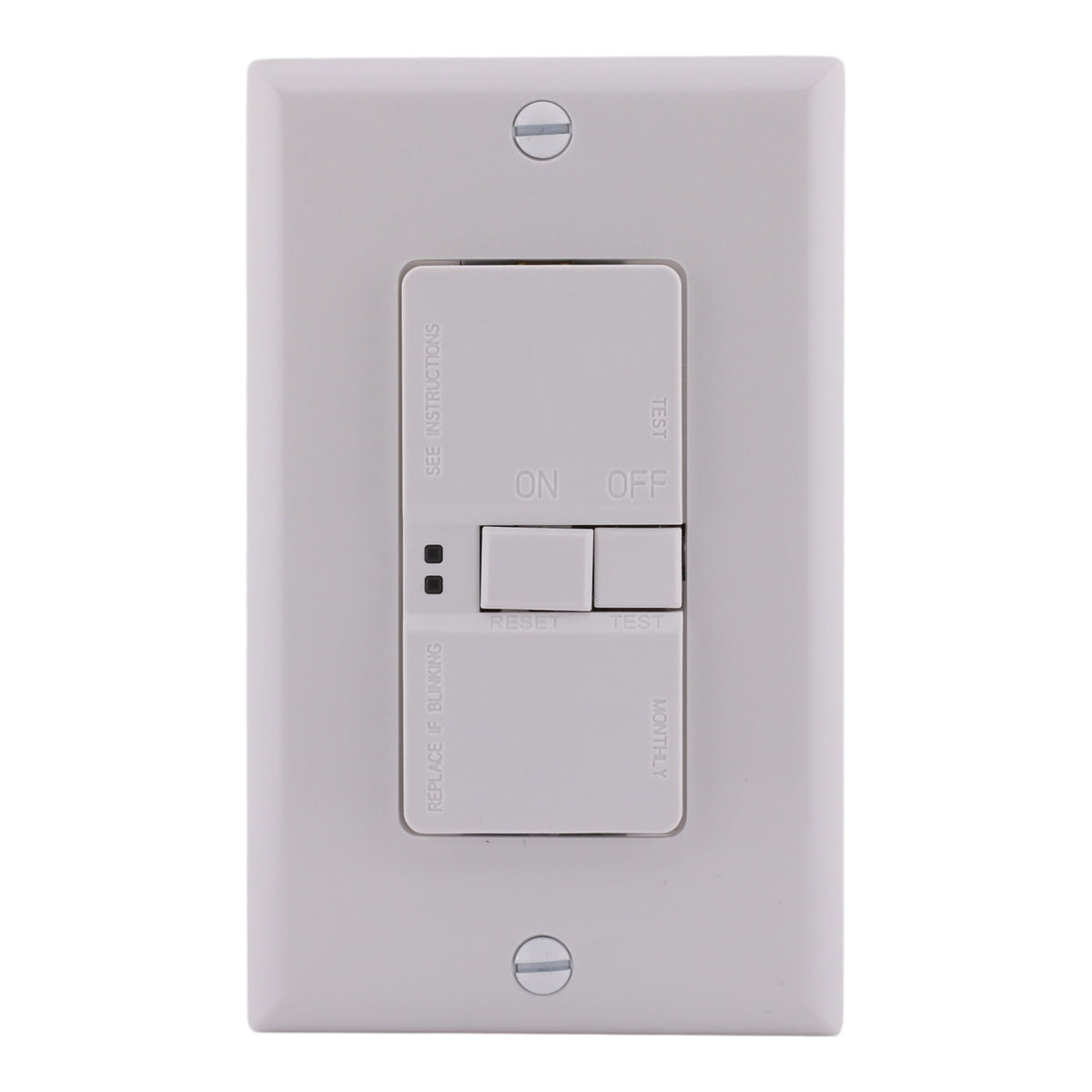 Eaton Arrow Hart, SGFD20W, 20A, 2P, 125V, GFCI, Blankface, Self-Test, Receptacle - Image 3