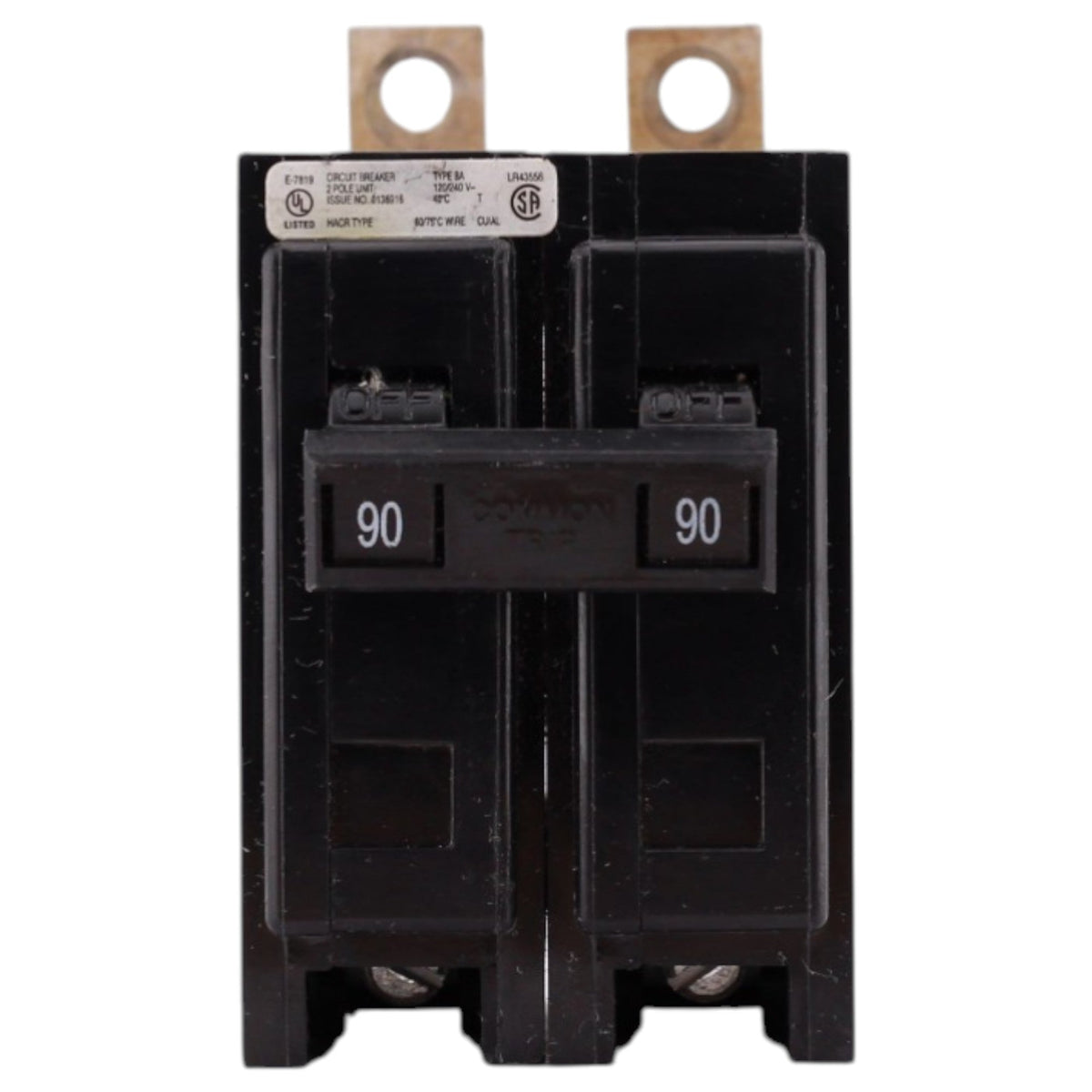 Eaton BAB, BAB2090, 90A, 2P, 120/240V, 10kAIC, Bolt-On, Circuit Breaker - Image 3