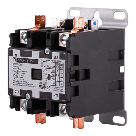 Square D 8910DPA42V09, 40A, 2P, 600V, Definite Purpose Contactor - Image 2
