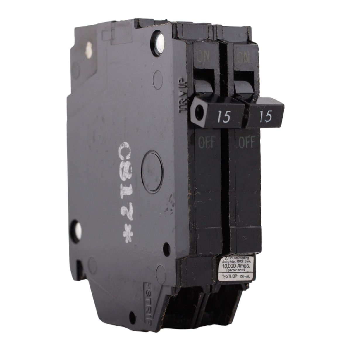 GE Q-Line, THQP215, 15A, 2P, 120/240V, Thin Series, Circuit Breaker - Image 9