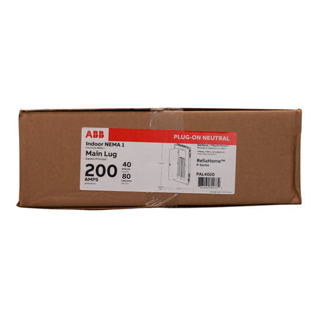 ABB ReliaHome PAL4020 200A 40 Space 80 Circuit PON Main Lug Indoor Load Center - Image 3