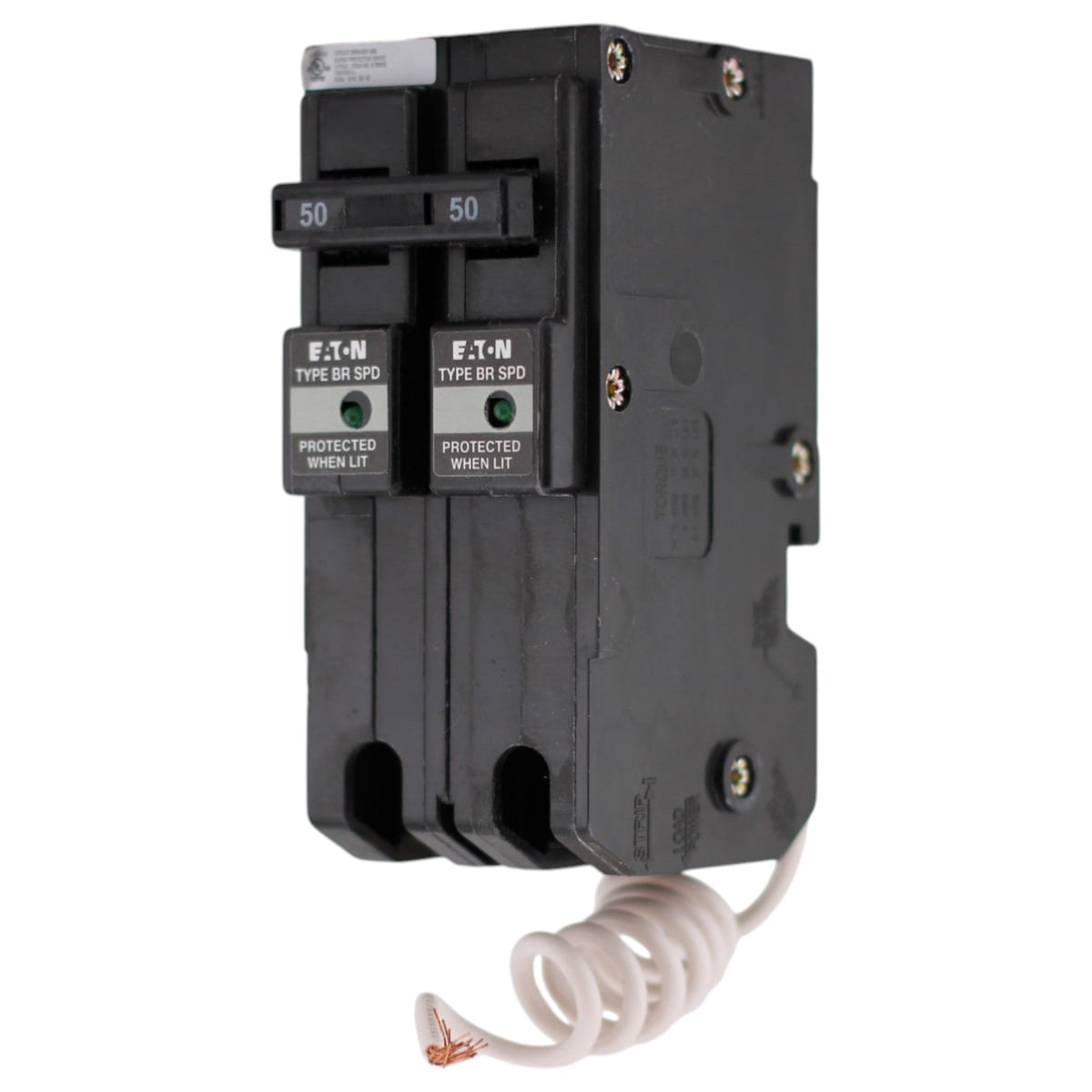 Eaton BR, BR250SUR, 50A, 2P, 120/240V, Surge Breaker, Plug-In, Circuit Breaker - Image 4