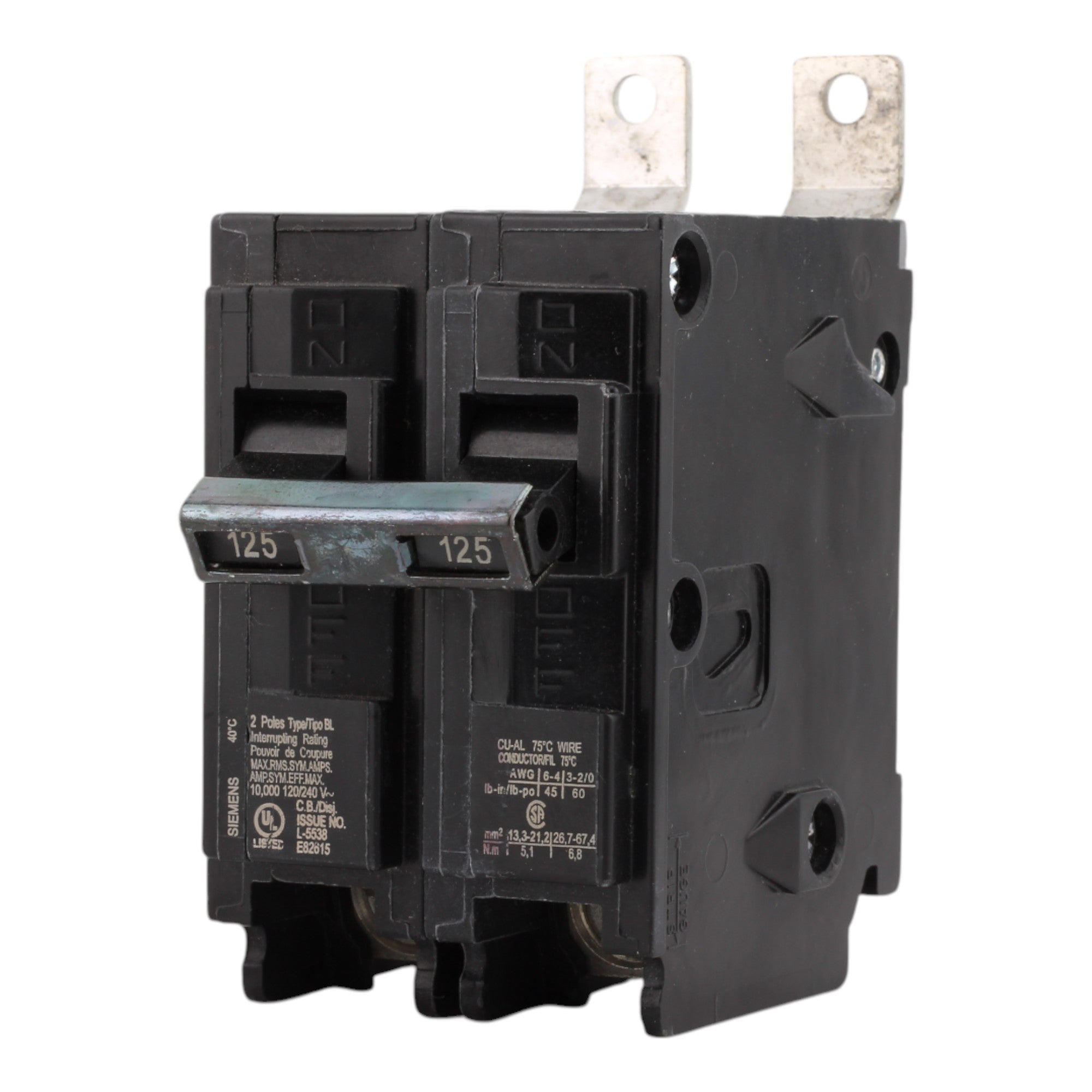 Siemens BL B2125 125A 2P 120/240V Circuit Breaker - Image 3