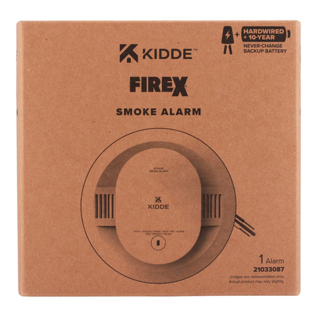 Kidde Firex, SMAC10YFEX, 120V AC, Hardwired, Photoelectric, 10-Year Battery Backup, Smoke Alarm - Image 3
