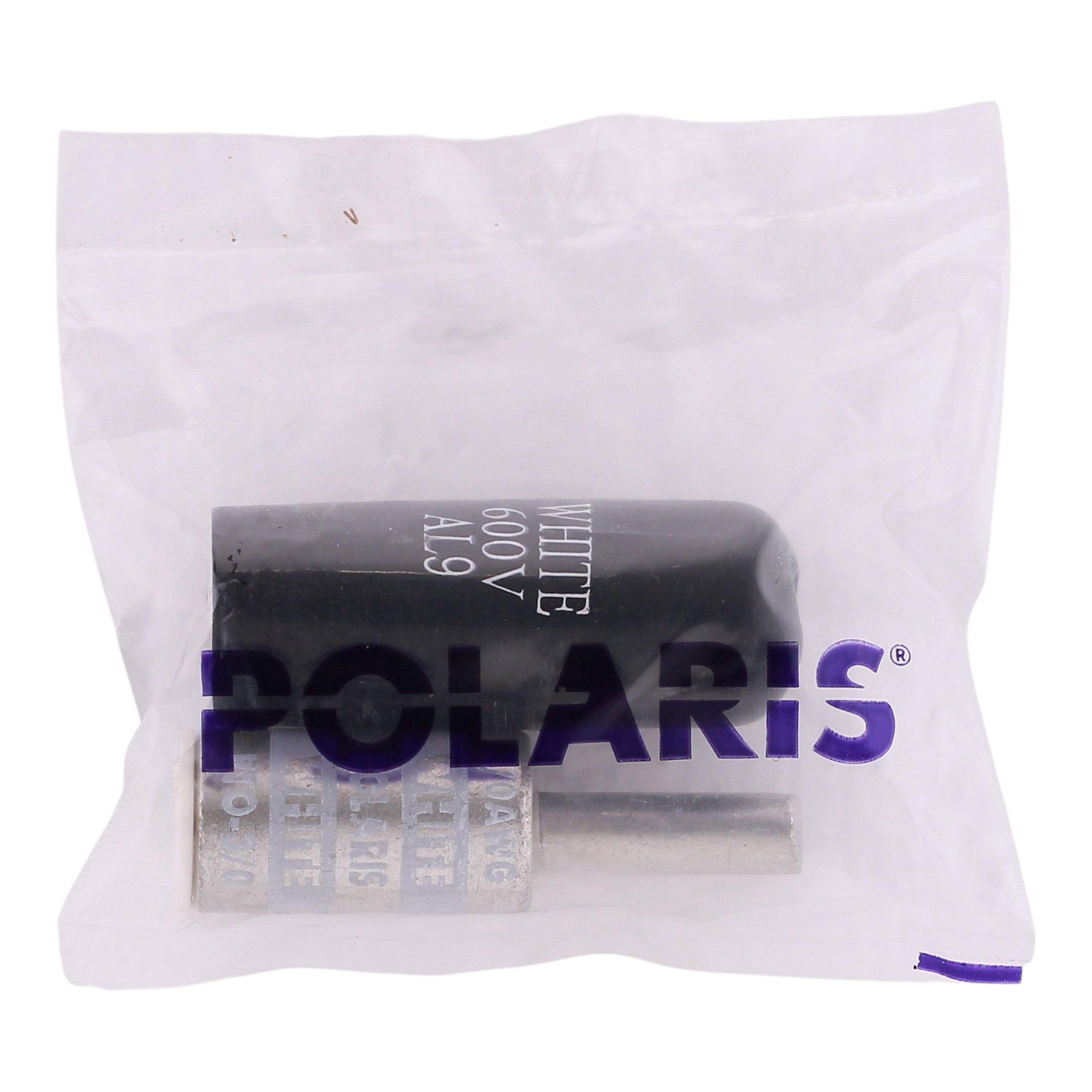 NSI Polaris, PTO-3/0, 3/0 AWG, 1/0 AWG Aluminum Pin, Offset Compression Pin Terminal, White - Image 4