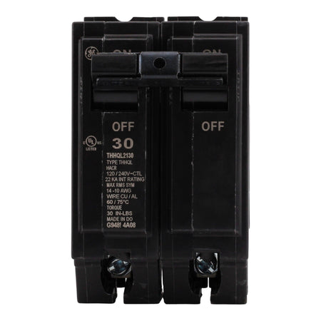 GE Q Line THHQL2130 30A 2P 120/240V 22K Plug-In Circuit Breaker - Image 4