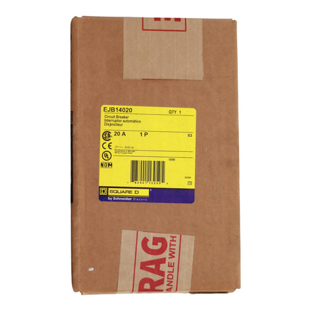 Square D E-Frame, EJB14020, 20A, 1P, 277V, 100kA, Bolt-On, Circuit Breaker - Image 3