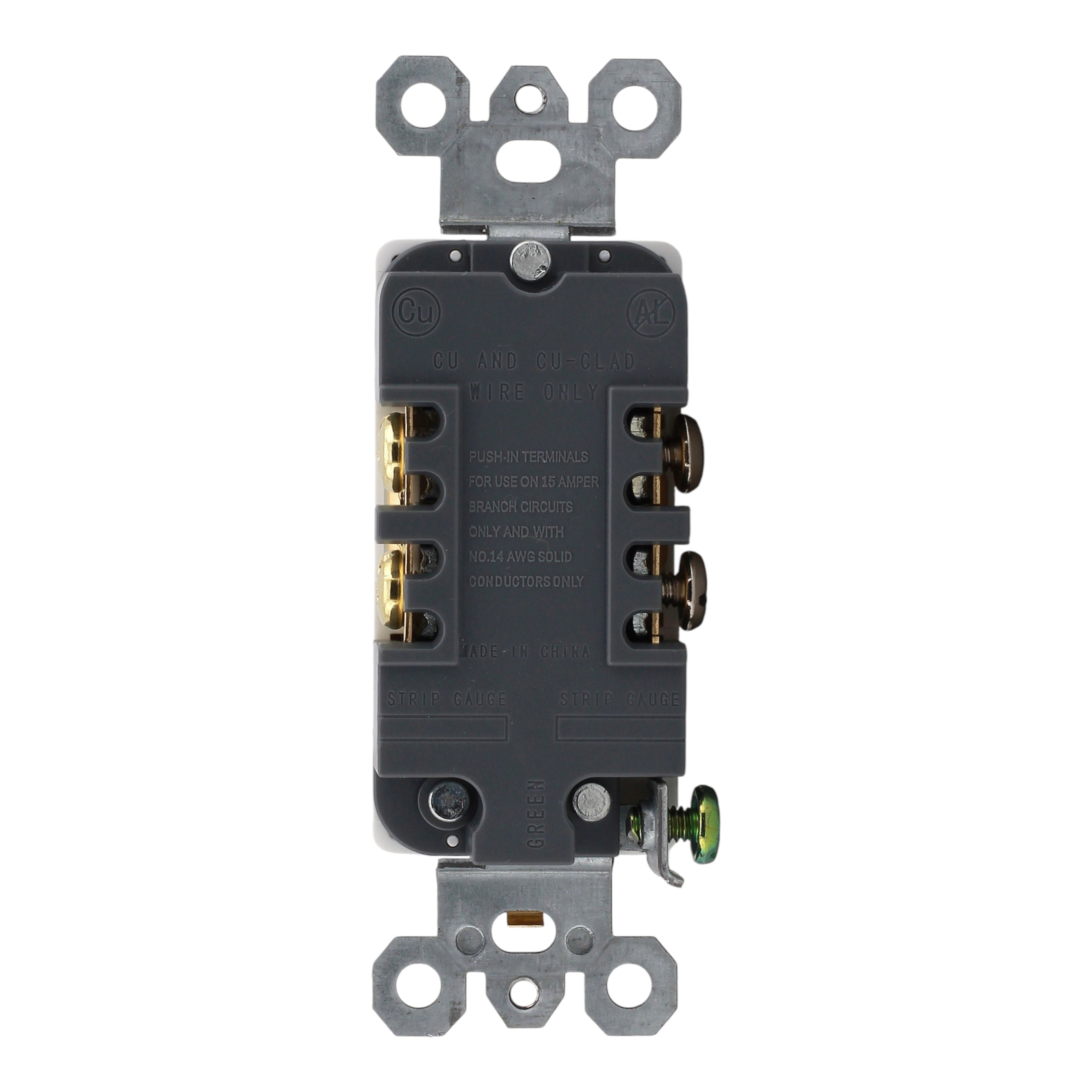 RES POWER 20A 125V Tamper-Resistant Decorator Duplex Receptacle cULus Listed White - Image 4