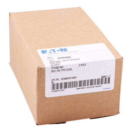 Eaton Series C GHB2060 60A 2P 480Y/277V Molded Case Circuit Breaker - Image 3