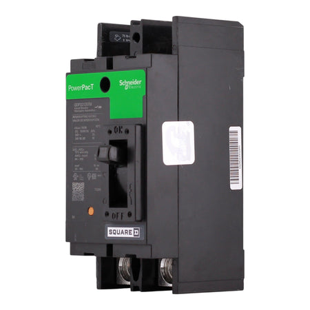 Square D PowerPact Q, QDP22125TM, 125A, 2P, 240V, Bolt-On, Circuit Breaker - Image 2