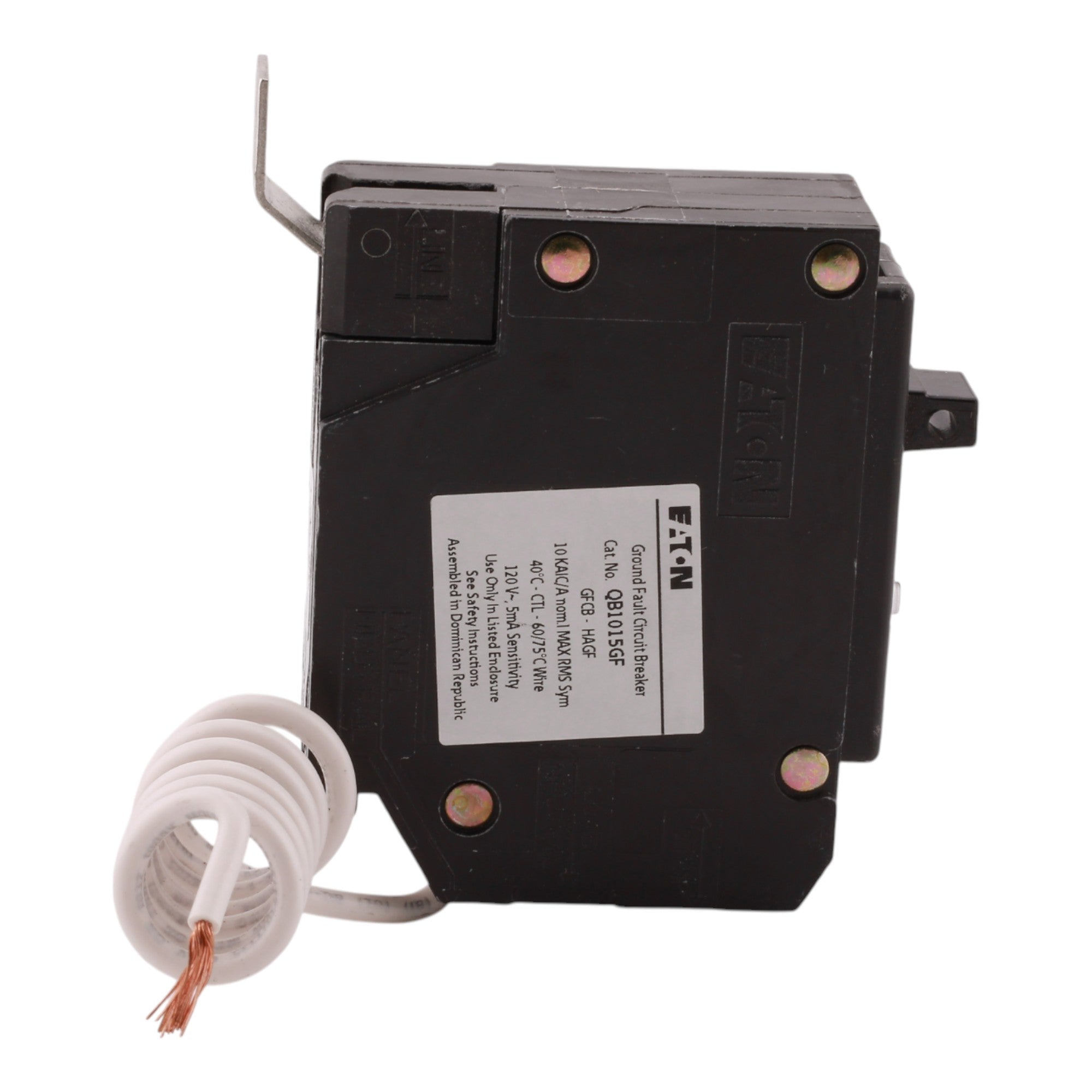 Eaton QB QB1015GF 15A 1P 120V GFCI Circuit Breaker - Image 3