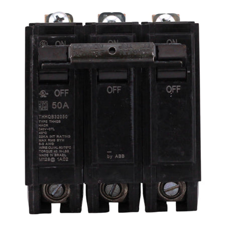 GE Q-Line, THHQB32050, 50A, 3P, 240V, Bolt-On, Circuit Breaker - Image 3