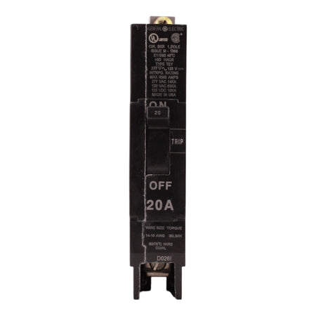 GE TEY120 20A 1P 120/277V Bolt-On Circuit Breaker - Image 3