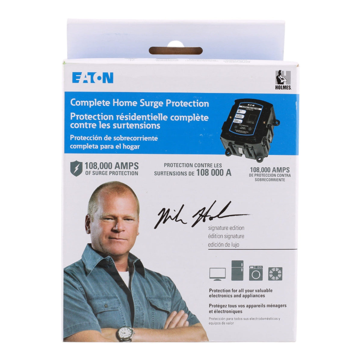 Eaton CHSPT2ULTRA Surge Protection Device, 120/240V, Single-Phase, 108 kA, NEMA 4 Enclosure, 20 kA Nominal Discharge Current