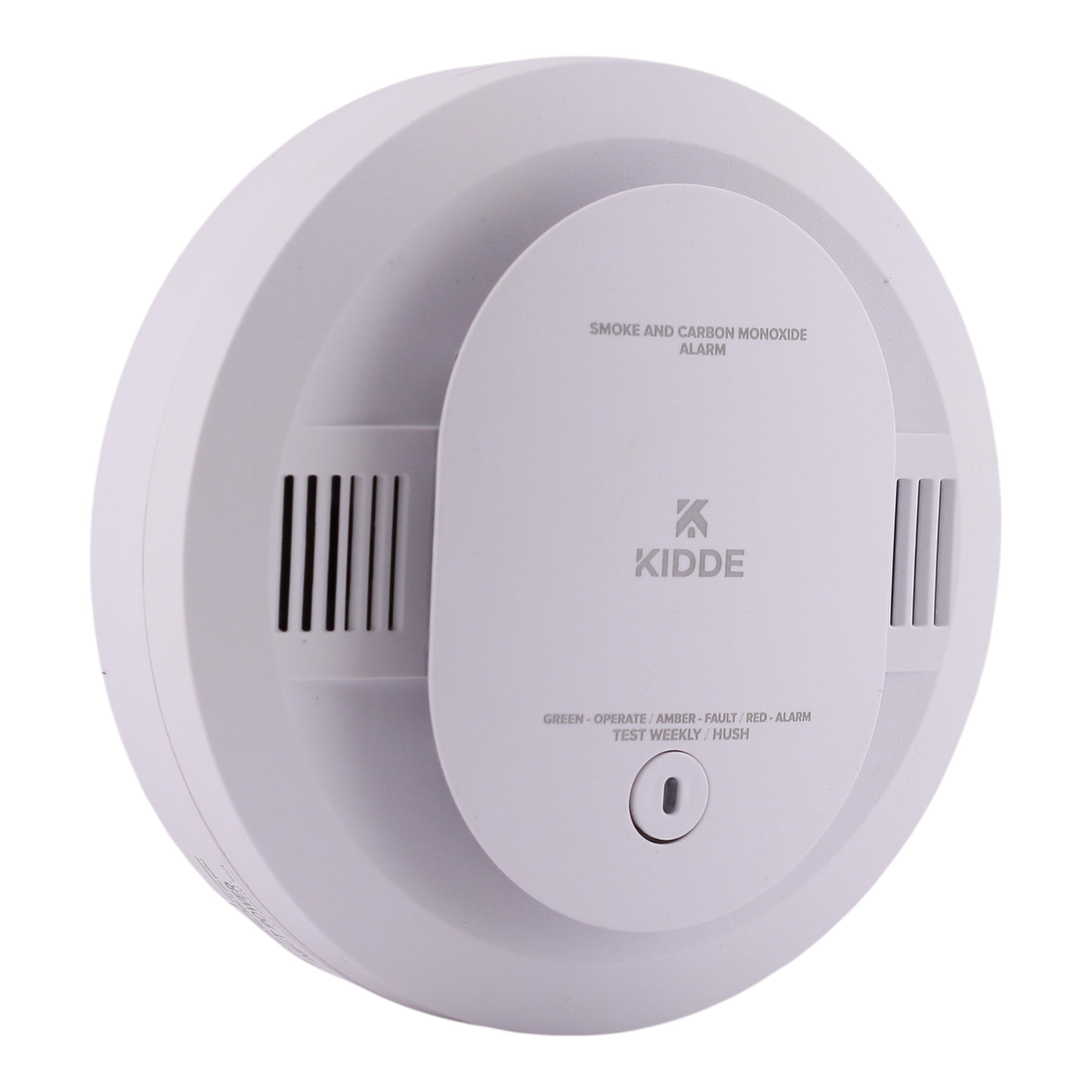 Kidde FireX CUACFEX-V Hardwired, 120V AC, Combo Smoke & CO Alarm, Voice, AA Backup, Interconnectable