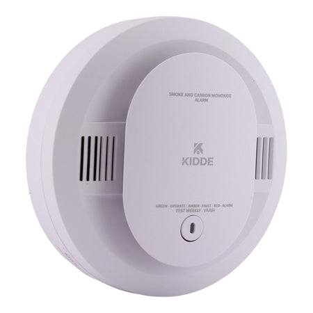 Kidde FireX CUACFEX-V Hardwired, 120V AC, Combo Smoke & CO Alarm, Voice, AA Backup, Interconnectable