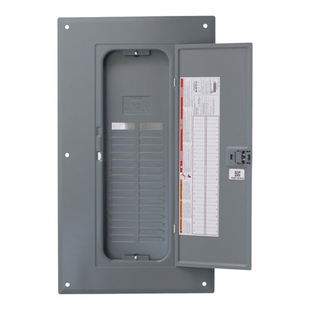 Square D QO, QOC32UF, 32-Space, Flush Cover, Gray, Load Center Cover - Image 3