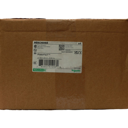 Square D HDA36060 Circuit breaker, PowerPacT H, 60A, 3 pole, 600VAC, 14kA, I-Line, ABC - Image 3