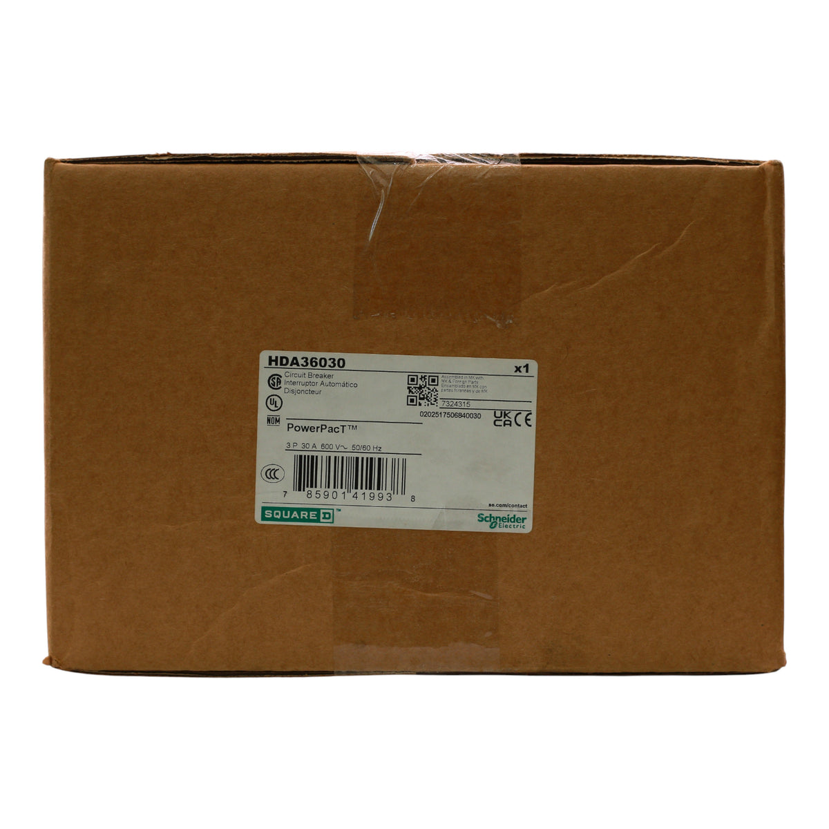 Schneider Electric PowerPacT HDA36030 30A 3P 600V Thermal-Magnetic I-Line Circuit Breaker - Image 3