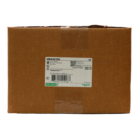 Square D HDA36100 Circuit breaker, PowerPacT H, 100A, 3 pole, 600VAC, 14kA, I-Line, thermal magnetic, 80%, ABC - Image 3
