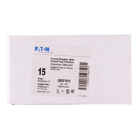 Eaton QB, QBGF1015, 15A, 1P, 120V, GFCI, Pigtail Neutral, Circuit Breaker - Image 3