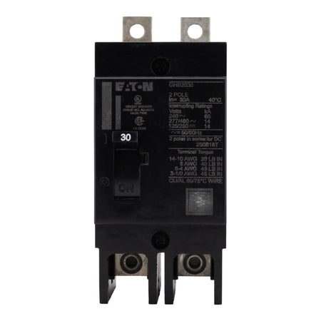 Eaton Series C GHB2030 30A 2P 480Y/277V Molded Case Circuit Breaker - Image 4