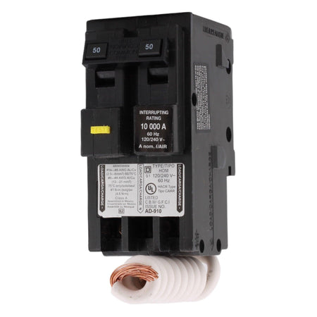 Square D Homeline HOM250GFI 50A 2P 120/240V GFCI Circuit Breaker - Image 3