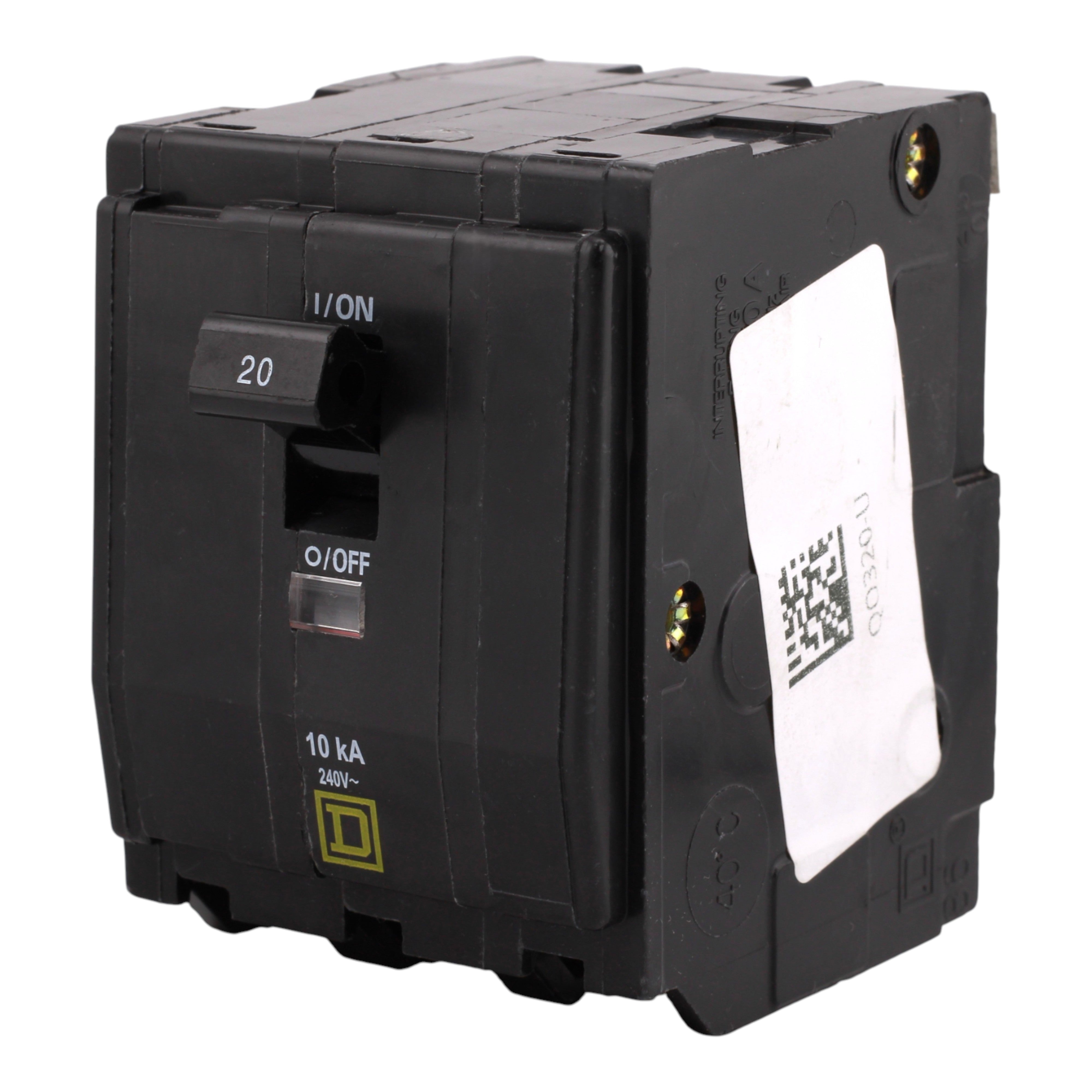 Square D QO QO320 20A 3P 120/240V Standard Plug-In Circuit Breaker - Image 2