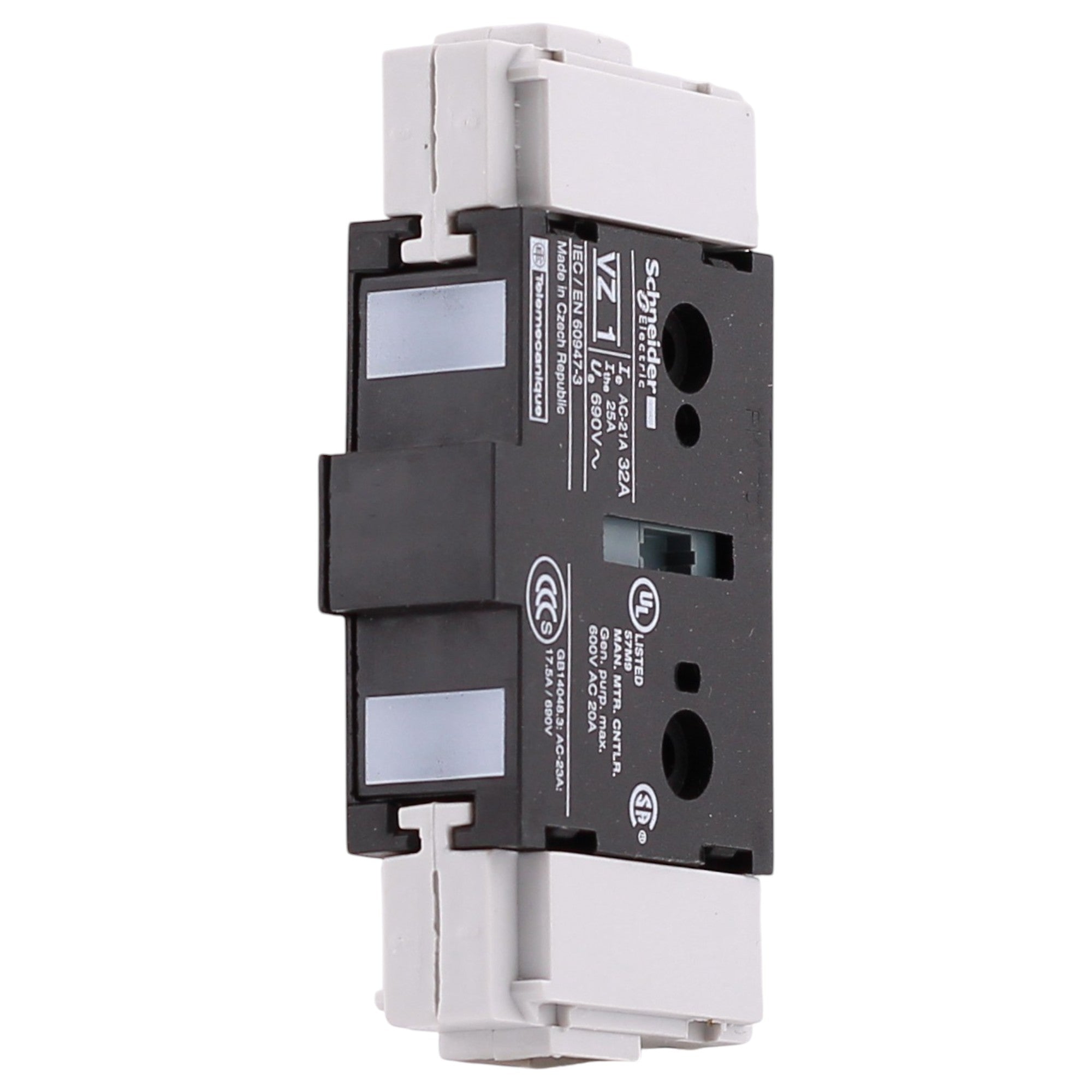 Square D TeSys Vario, VZ1, 32A, 690V, Add-On Main Pole Module, for V1 Switch-Disconnector - Image 2