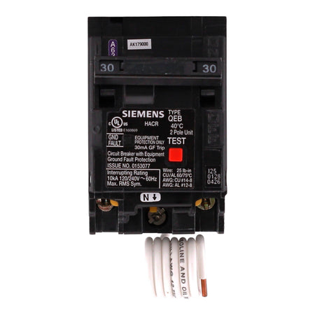 Siemens QEB, Q230EG, 30A, 2P, 240V, GFCI, Pigtail Neutral, Circuit Breaker - Image 4