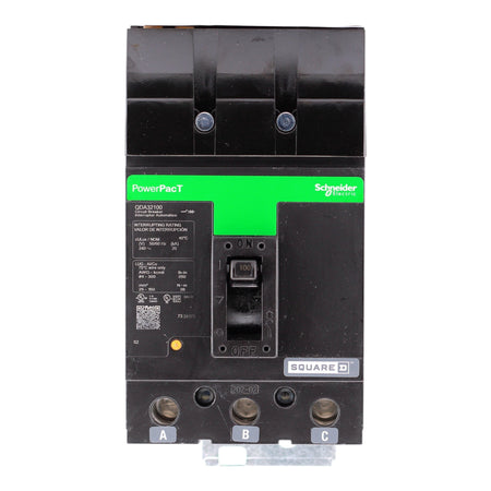 Square D PowerPacT Q, QDA32100, 100A, 3P, 240VAC, I-Line, Thermal Magnetic, Circuit Breaker - Image 5