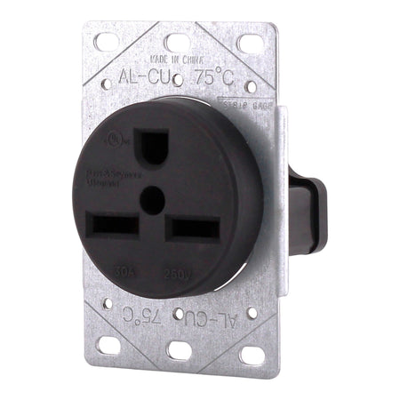 Pass & Seymour, 3801, 30A, 250V, NEMA 6-30R, 2-Pole, 3-Wire, Straight Blade Receptacle - Image 2