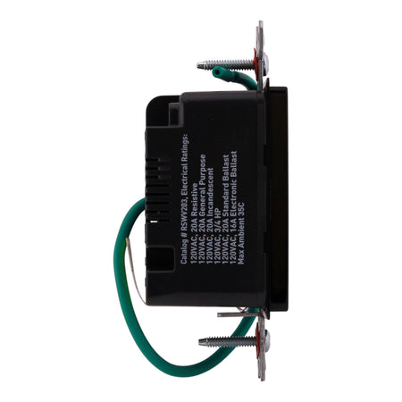 Legrand radiant RSWV203 20A Touchless Wave Switch Black - Image 5