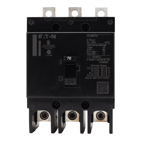 Eaton Series C GHB3070 70A 3P 480Y/277V Molded Case Circuit Breaker - Image 4
