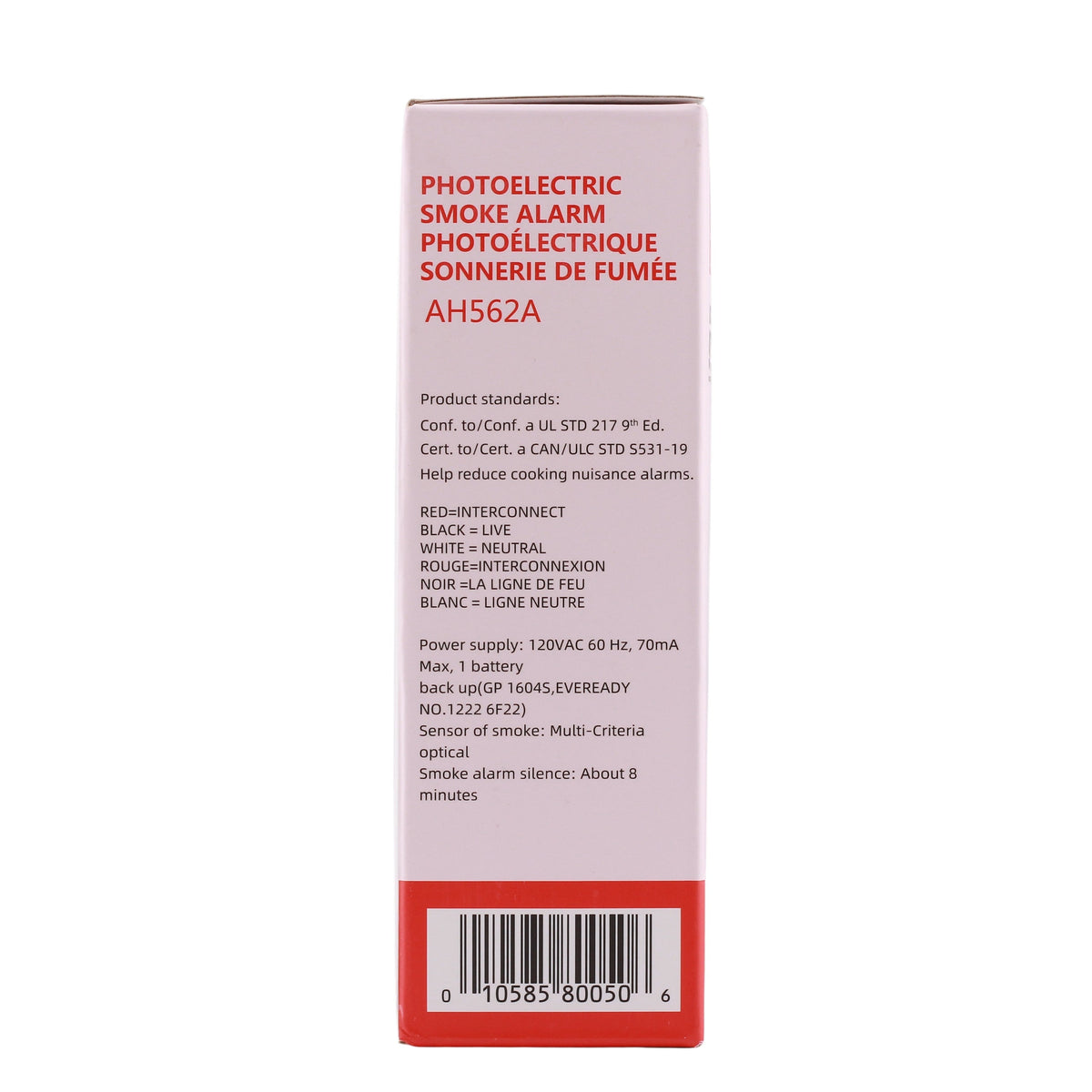 AH Lighting, AH562-A, 120V, Hardwire, Photoelectric Smoke Alarm - Image 4