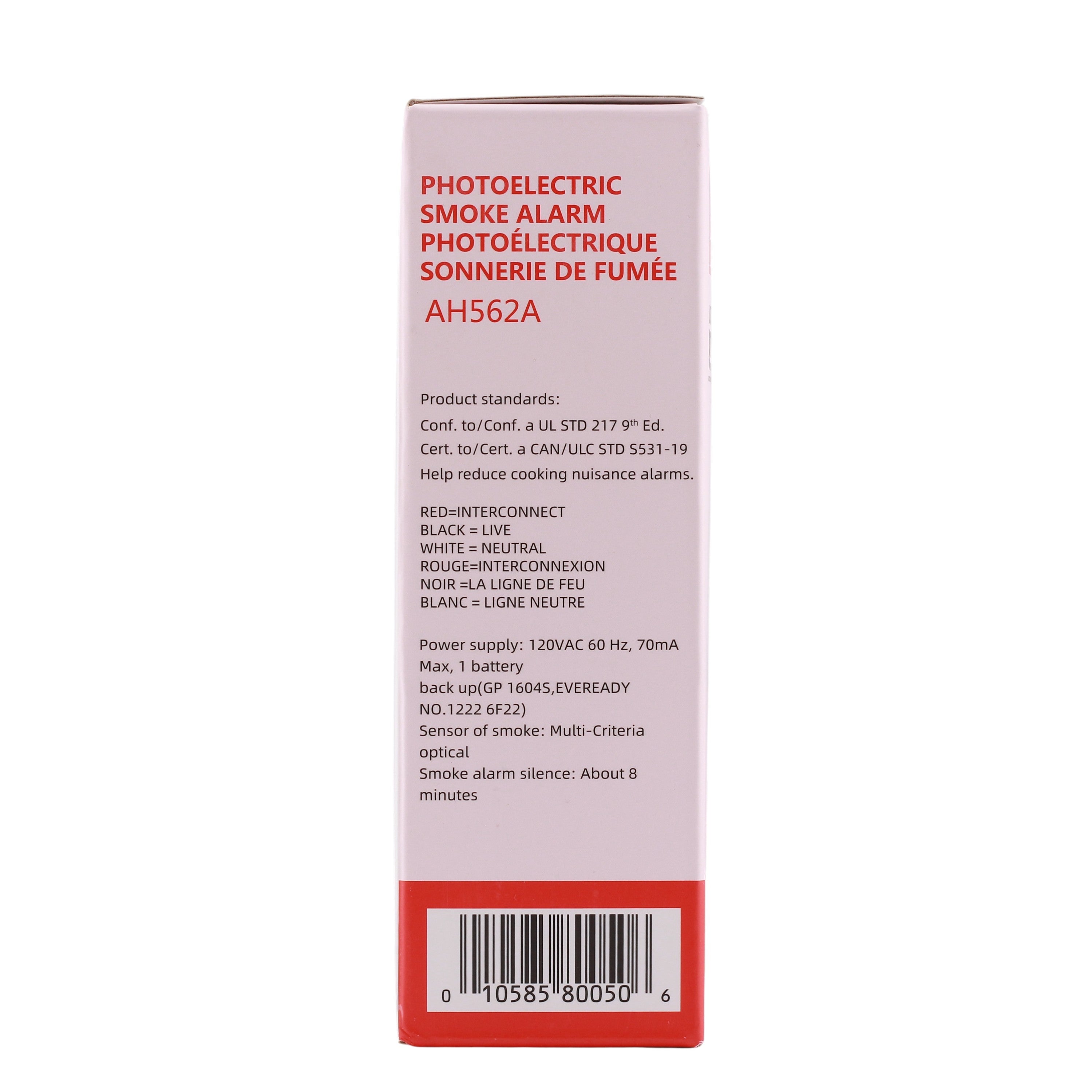 AH Lighting, AH562-A, 120V, Hardwire, Photoelectric Smoke Alarm - Image 4