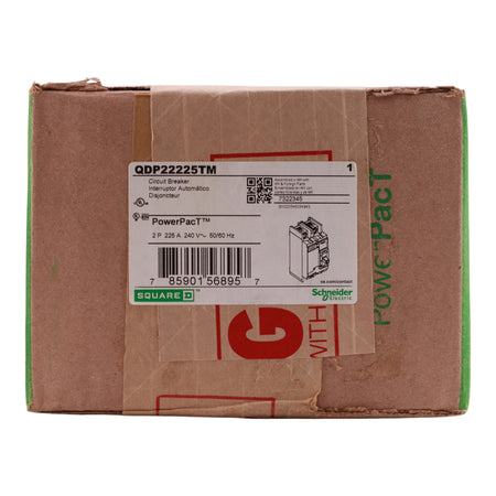 Square D PowerPacT Q, QDP22225TM, 225A, 2P, 240V, 25kA, Stud/Lug, MCCB - Image 3
