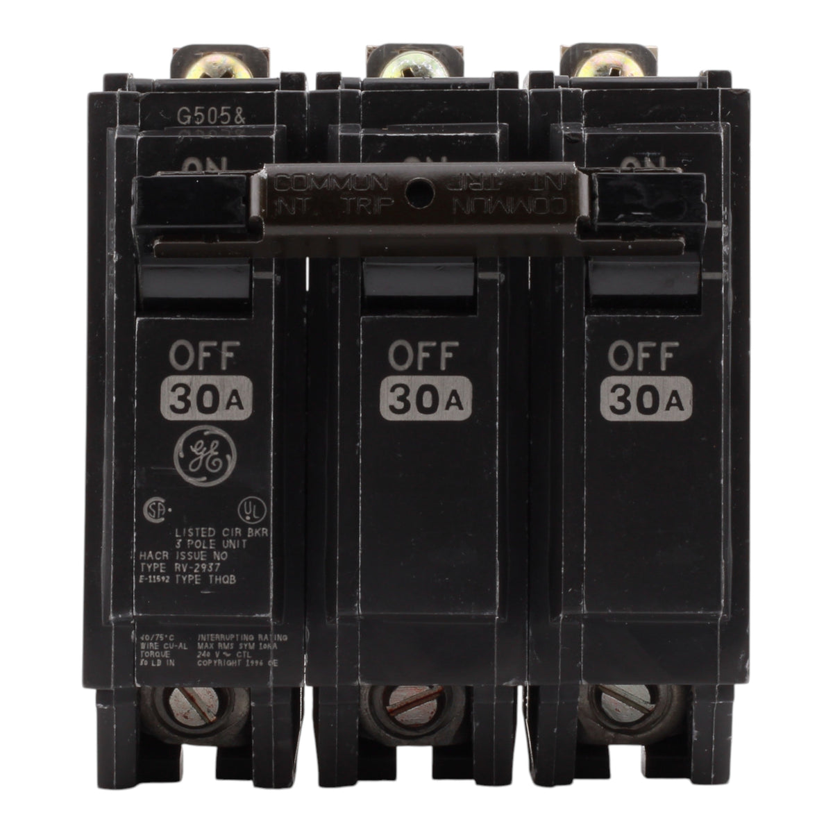 ABB Q-Line THQB32030 30A 3P 240V Bolt-On Circuit Breaker - Image 3