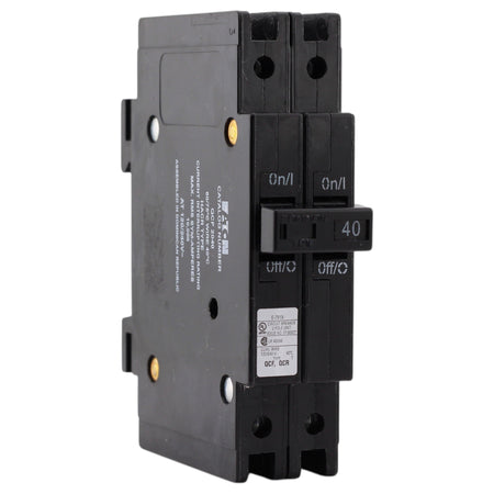 Eaton QCF, QCF2040, 40A, 2P, 120/240V, Thermal Magnetic, Circuit Breaker
